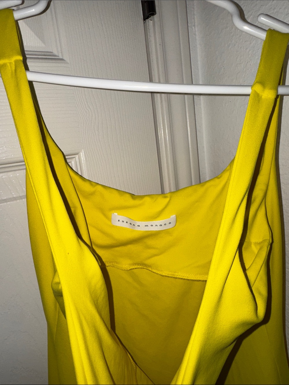 Susana Monaco Canary Yellow Tank Dress